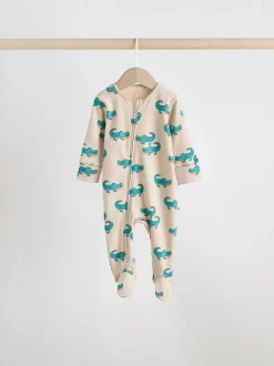 Next Multicolore - Lot de 5 dors-bien zippés en coton pour bébé (0-2ans) Clearance