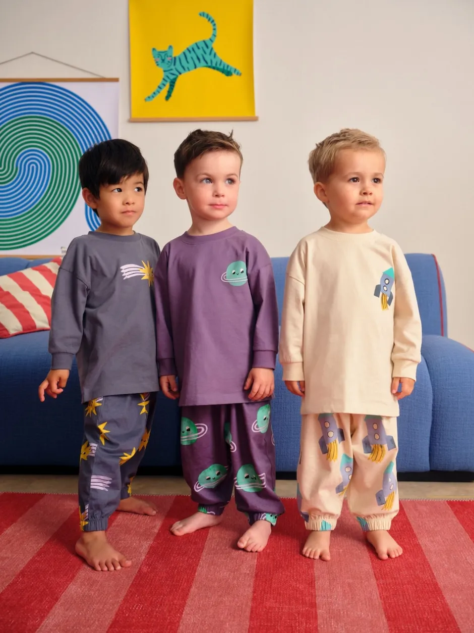 Next - Lot de 3 pyjamas oversize (9mois-10ans) Multicolore Hot