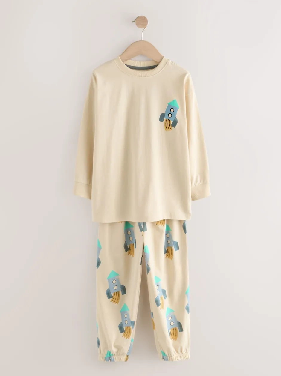 Next - Lot de 3 pyjamas oversize (9mois-10ans) Multicolore Hot