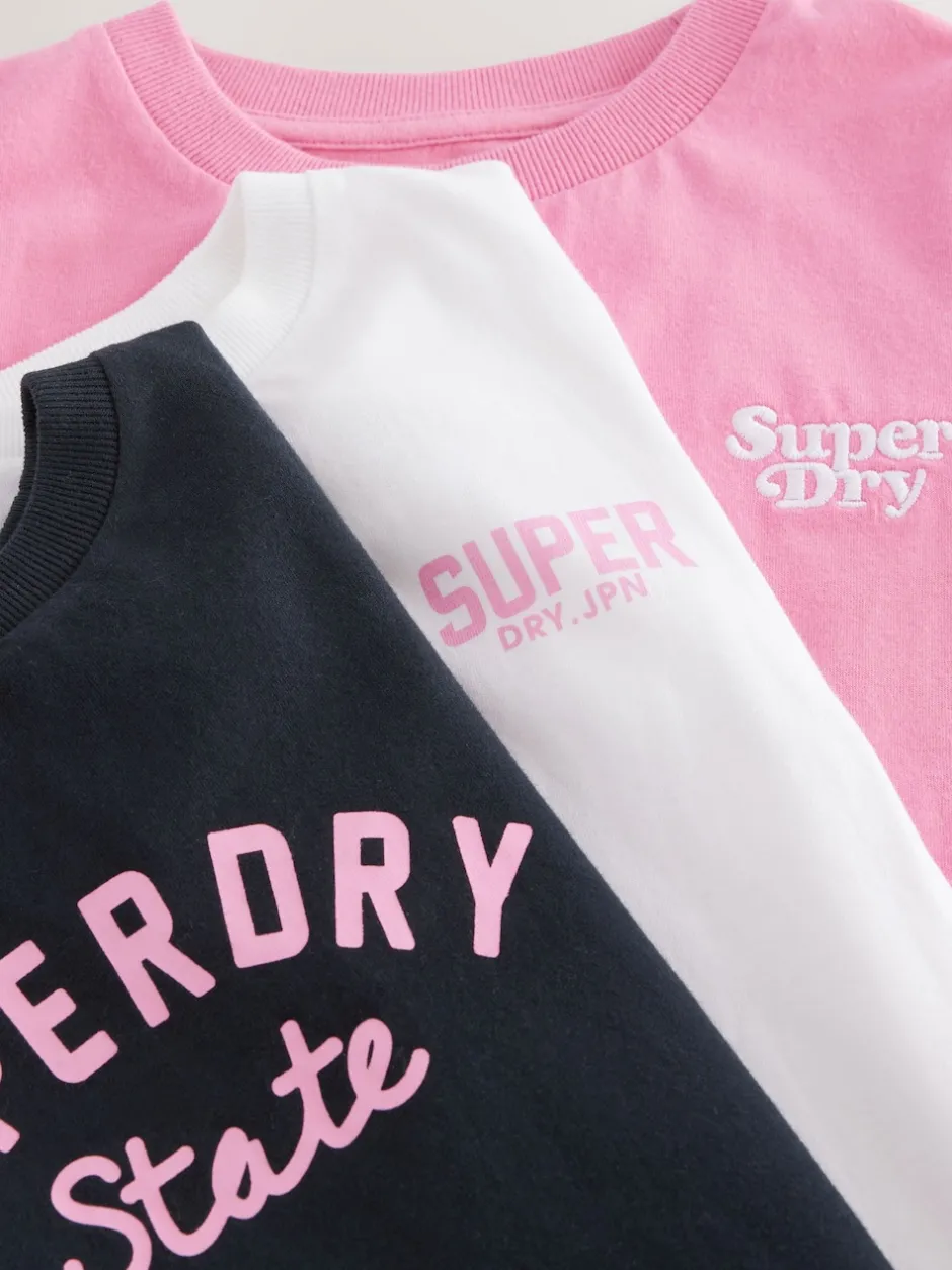 Superdry Multicolore - Lot de 3 t-shirts Clearance