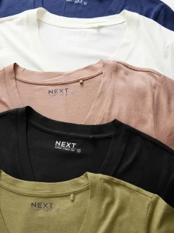 Next Multicolore - Lot de t-shirts amples 5 New
