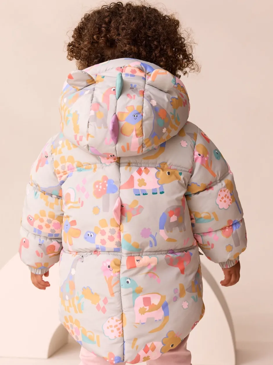 Next Multicolore - Manteau matelassé imprimé Résistant à la douche (3mths-7yrs) Discount