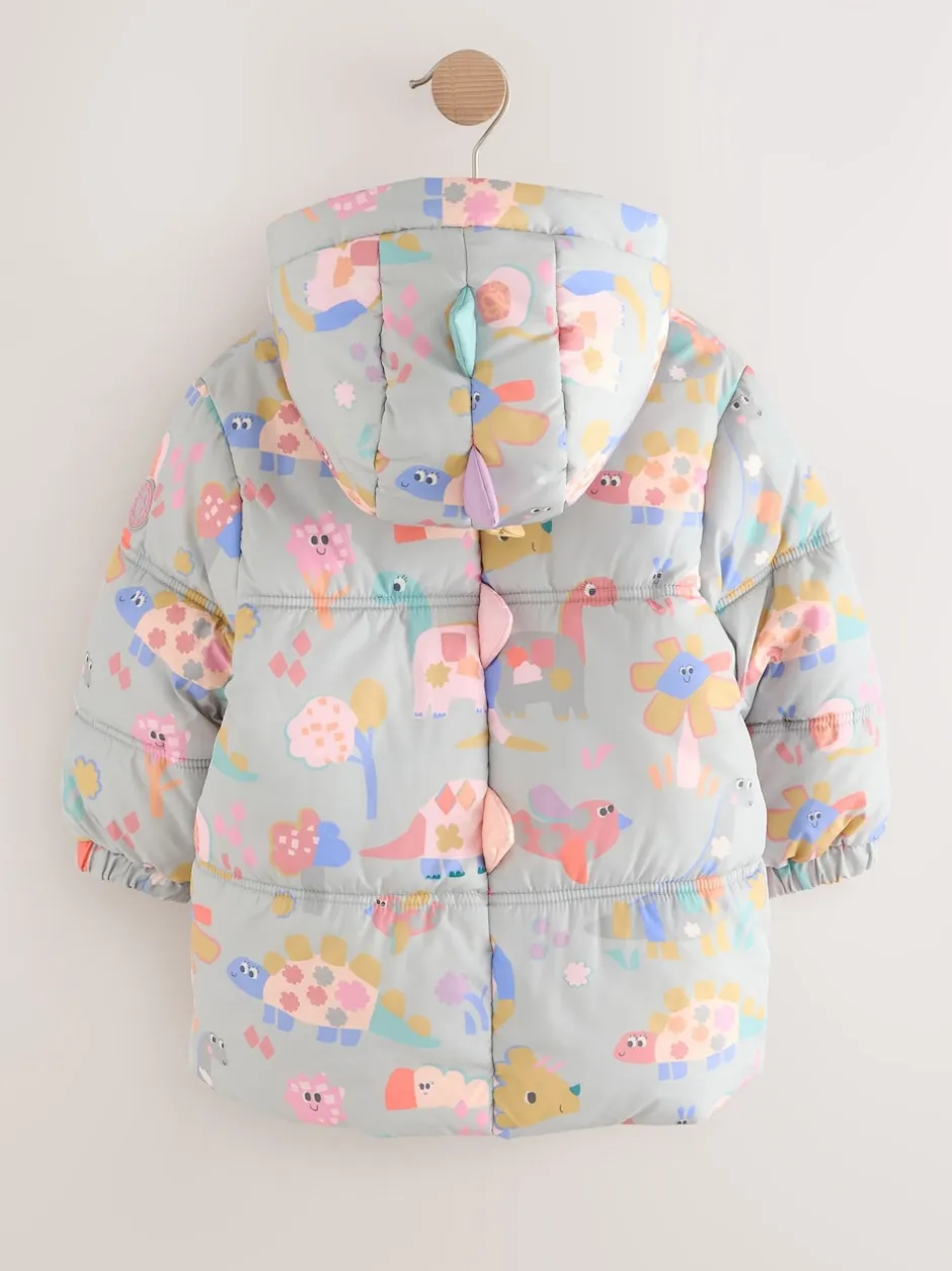 Next Multicolore - Manteau matelassé imprimé Résistant à la douche (3mths-7yrs) Discount
