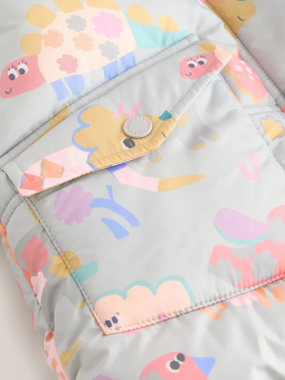 Next Multicolore - Manteau matelassé imprimé Résistant à la douche (3mths-7yrs) Discount