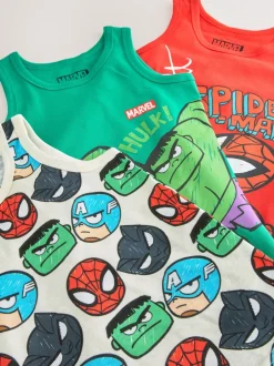 Next Multicolore - Marvel 100% gilets en coton Lot de 3 (1.5-12ans) Sale