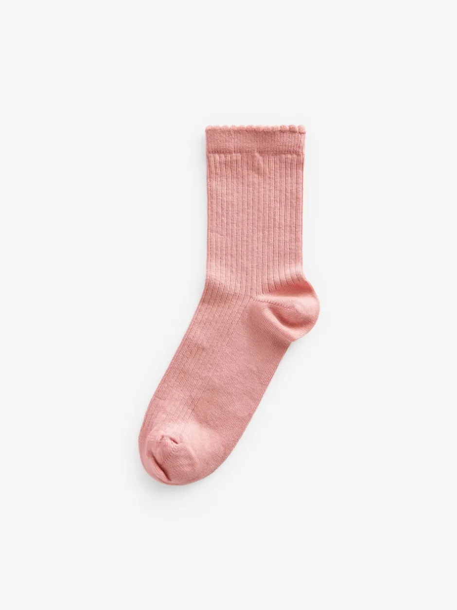 Next Multicolore - Paquet de 5 chaussettes de cheville en coton riche Outlet