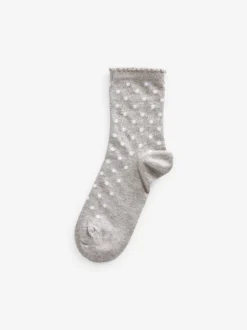 Next Multicolore - Paquet de 5 chaussettes de cheville en coton riche Outlet
