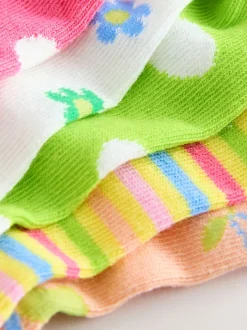 Next Multicolore - Paquet de chaussettes de sport en coton riche 5 Sale