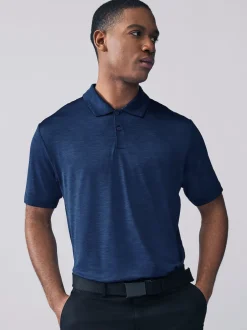 Next Multicolore - Polo d'entraînement Active Golf Mesh Hauts 3 Pack Hot