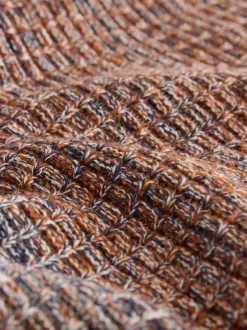 Next Multicolore - Pulls col rond 100% Coton en maille torsadée Coupe classique Sale