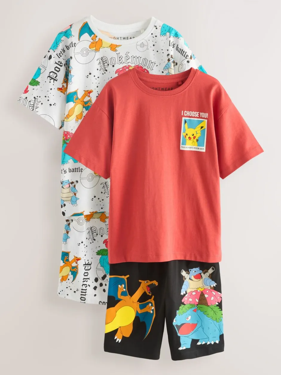 Next Multicolore - Pyjamas courts sous licence Pokemon 2 (3-14ans) Online