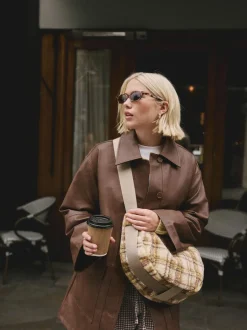 Next Multicolore - Sac à bandoulière à carreaux Borg Sling Online