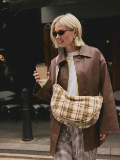 Next Multicolore - Sac à bandoulière à carreaux Borg Sling Online