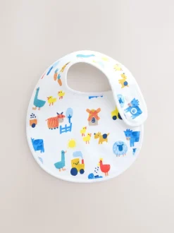 Next Multicolore Ferme - 5 Pack Baby BIBS Online