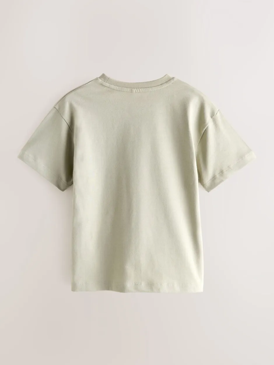 smALLSAINTS Multicolore Graphique - Lot de 3 T-shirts GARÇON à Col rond Sale