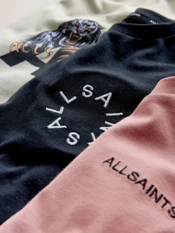 smALLSAINTS Multicolore Graphique - Lot de 3 T-shirts GARÇON à Col rond Sale