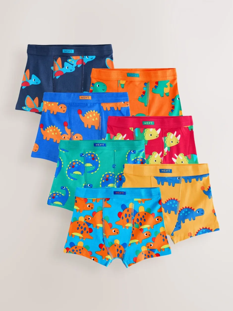 Next Multicolore motif dinosaure - Maillot de bain à ceinture souple 7 Pack (1.5-10ans) Online