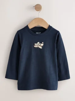 Next Multicolore motif transport - Lot de 5 T-shirts à manches longues (3mois -7ans)