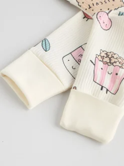 Next Multicolore Nourriture Personnage - Combinaisons de nuit à fermeture éclair pour bébés 3 Pack (0mths-3yrs) New