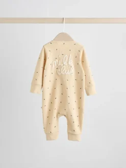 Next Multicolore Nourriture Personnage - Combinaisons de nuit à fermeture éclair pour bébés 3 Pack (0mths-3yrs) New