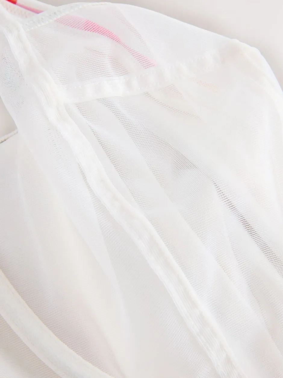 Next Multicolore/Blanc à Carreaux vifs - F - Haut de bikini K Ultimate Support Raccourci Wired New