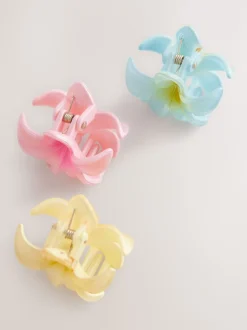 Next Multocolore - Lot de mini pinces à cheveux à fleurs 3