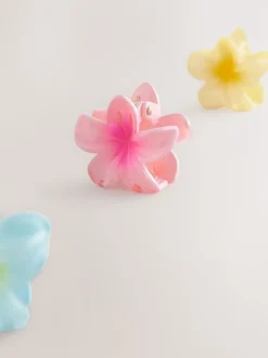 Next Multocolore - Lot de mini pinces à cheveux à fleurs 3