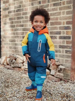 Next Navy Colourblock (en) - Combinaison de neige imperméable (3mths-7yrs) Hot