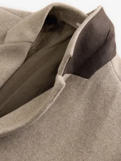 Next neutre - Ajustement régulier - Manteau Epsom en laine Best