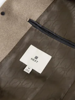 Next neutre - Ajustement régulier - Manteau Epsom en laine Best