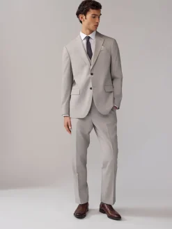 Next neutre - - Veste de costume texturée Ajustement régulier New