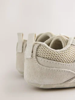 Next neutre - Baskets à enfiler à lacets élastiques bébé (0-2mois) Online