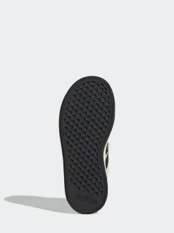 adidas - Baskets Grand Court 00s en daim à lacets élastiques pour enfant neutre New