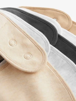 Next neutre - Bébé 100% coton BIBS 5 Lot Hot