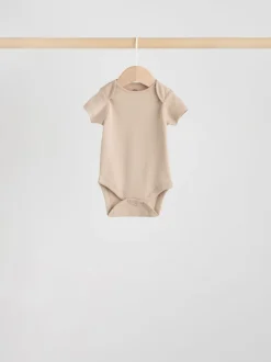 Next neutre - Bébé Essentiel Manches courtes Body 5 Lot Outlet