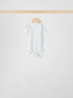 Next neutre - Bébé Essentiel Manches courtes Body 5 Lot Outlet