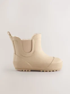 Next - Bottines en caoutchouc avec doublure chaude neutre Outlet