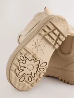 Next - Bottines en caoutchouc avec doublure chaude neutre Outlet