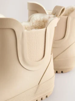 Next - Bottines en caoutchouc avec doublure chaude neutre Outlet