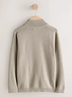 Next - Cardigan zippé en tricot (3-16ans) neutre Sale