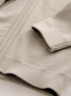 Next - Cardigan zippé en tricot (3-16ans) neutre Sale