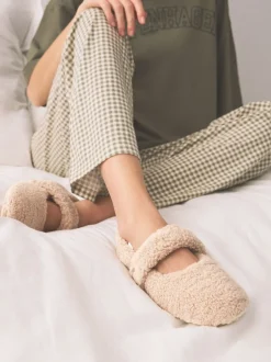 Next neutre - Chaussons Borg Ballet New