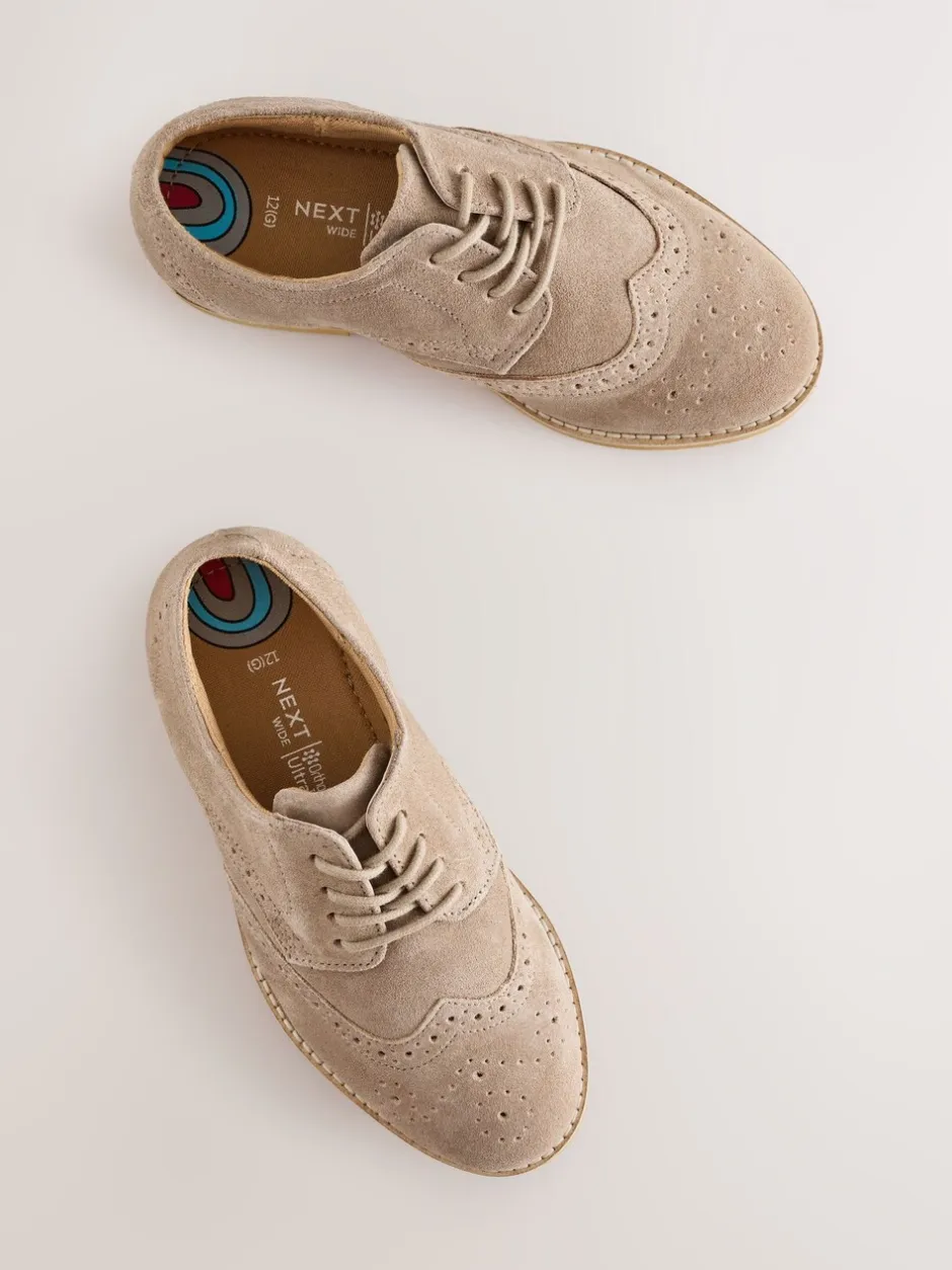 Next neutre - Chaussures élégantes en cuir style Brogue