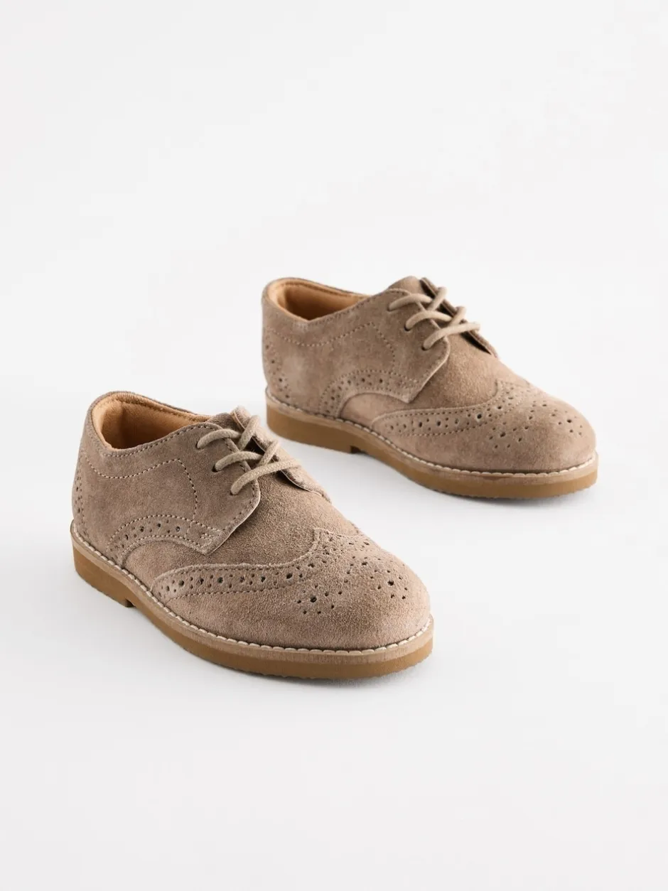 Next neutre - Chaussures élégantes en cuir style Brogue Outlet