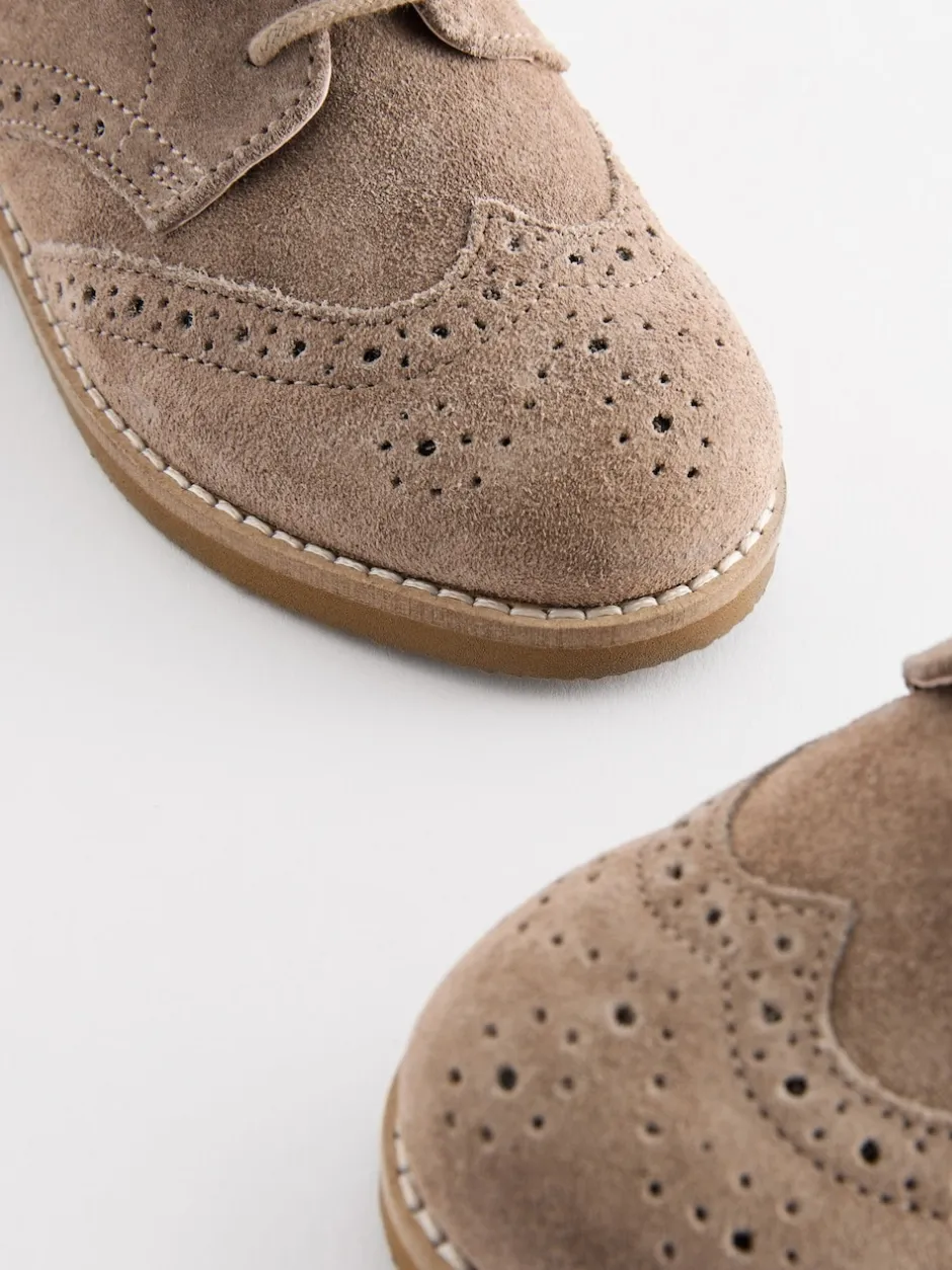Next neutre - Chaussures élégantes en cuir style Brogue Outlet