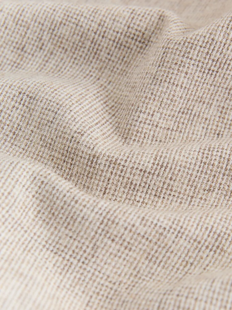 Next neutre - Col Classique - Chemises longues Blend de lin de coton New