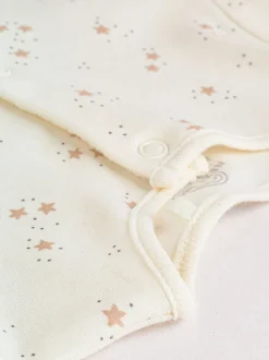 Next neutre - Combinaison de nuit bébé, Body, Bonnet et Bavoirs bébé Ensemble 4 Pièces (0-9mois) Best