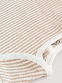 Next neutre - Combinaison de nuit bébé, Body, Bonnet et Bavoirs bébé Ensemble 4 Pièces (0-9mois) Best