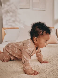 Next neutre - Combinaison de nuit bébé sans pieds zippée Family Two Way (0-18mois) Discount