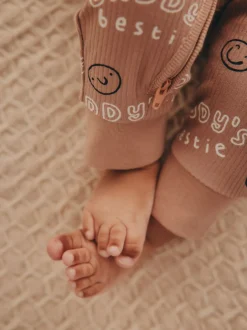 Next neutre - Combinaison de nuit bébé sans pieds zippée Family Two Way (0-18mois) Discount